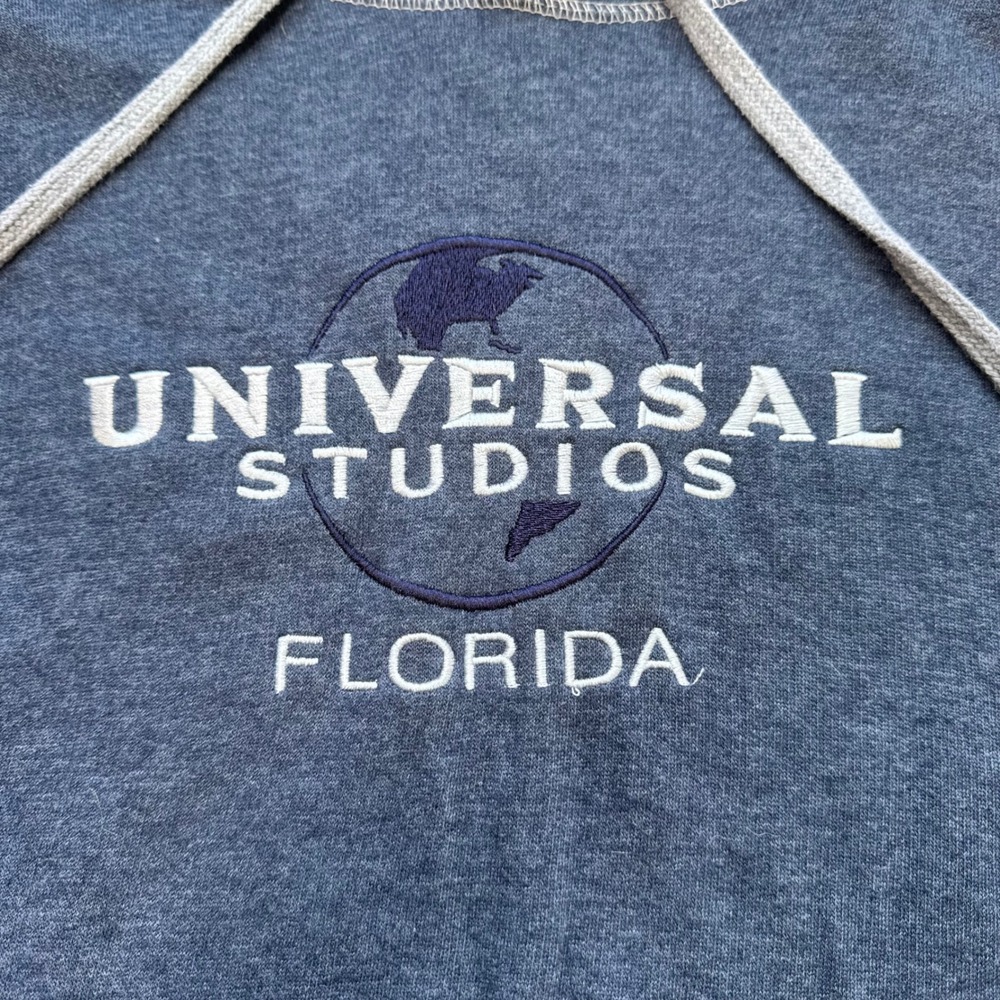 Universal Studios Hoodie Navy Blue Size Medium Unisex Theme Park Florida - Picture 4 of 6